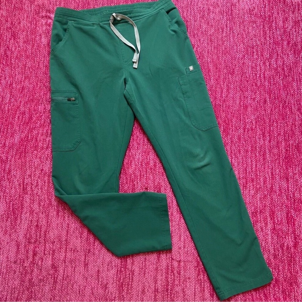 Figs Technical Collection Yola Skinny Scrub Pants TW2000 Hunter Green Size M